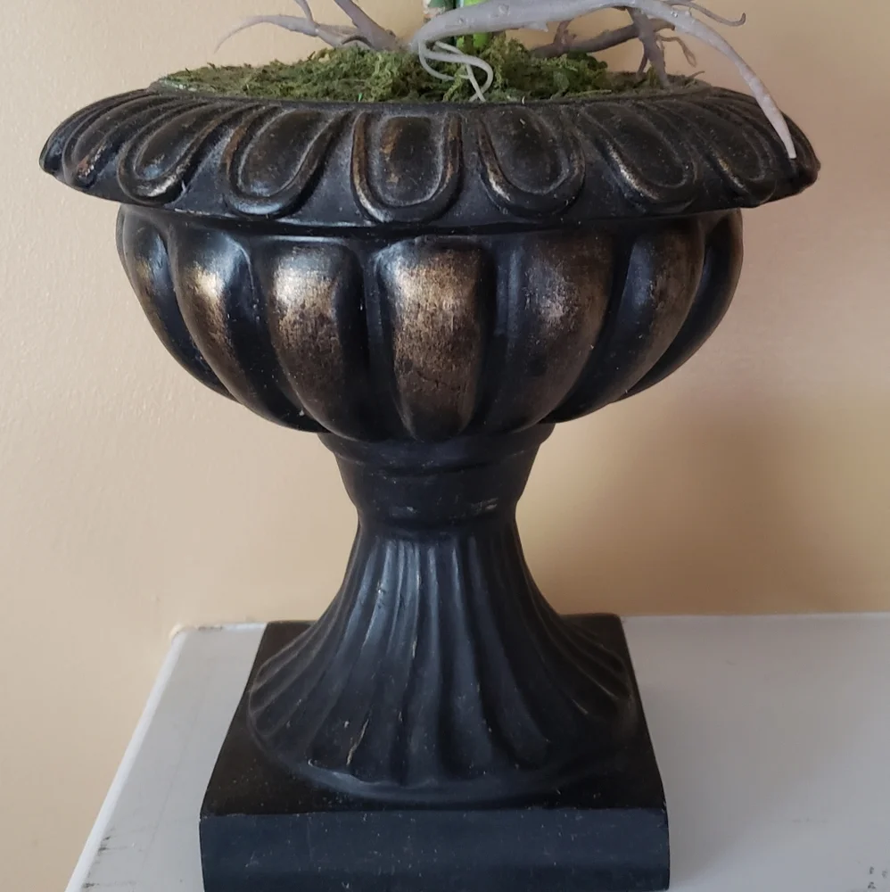 Beautiful Faux Florals in Decorative Vase